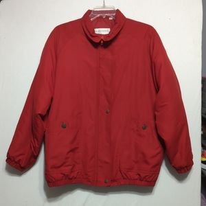 London Fog Limited edition red coat‎ size large